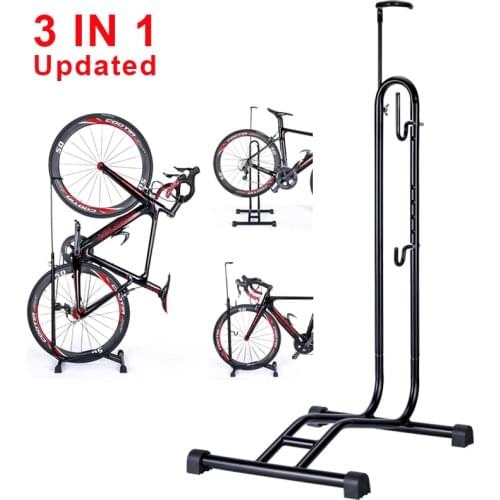 Indoor Bicycle Stand Vertical/ Horizontal Bike Storage Parking Stand For 24-29" 700C Road Mountain Bike Rack Holder Accessories