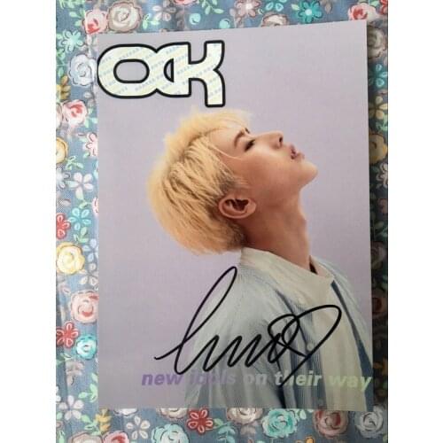 Hand signed IDOL PRODUCER NINE PERCENT CAI XUKUN CAI XU KUN autographed photo 5*7 062018A