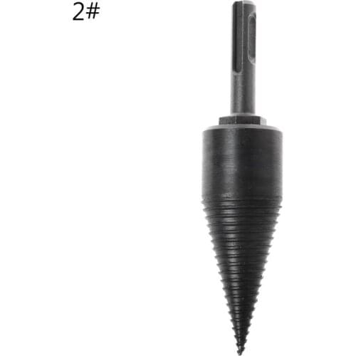 High quality Firewood Machine Drill Wood Cone Reamer Punch Driver Drill Bit Split Drilling Tools 130x32mm