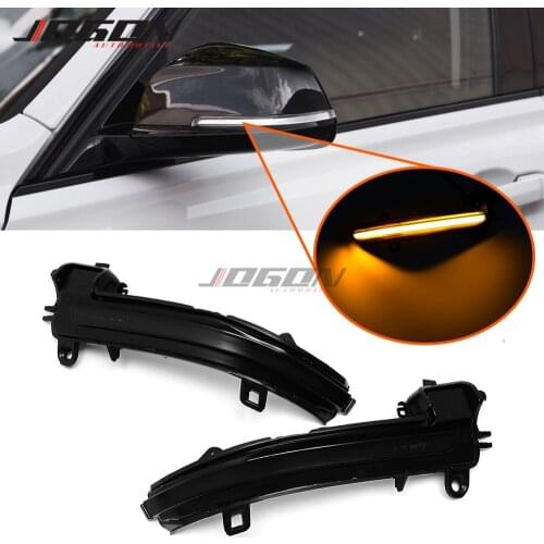 LED Dynamic Indicator Blinker Mirror For BMW 1 2 3 4 Series X1 E84 F20 F21 F23 F30 F31 F34 F32 F87 i3 Rearview Turn Signal Light