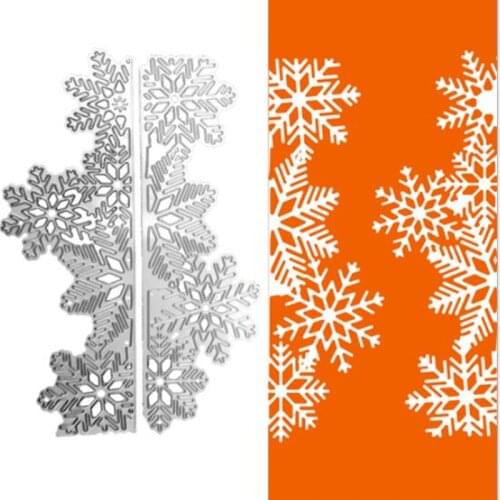 YLCD1207 Snowflake Cover Metal Cutting Dies For Scrapbooking Stencils DIY Album Cards Decoration Embossing Folder Die Cuts Tools
