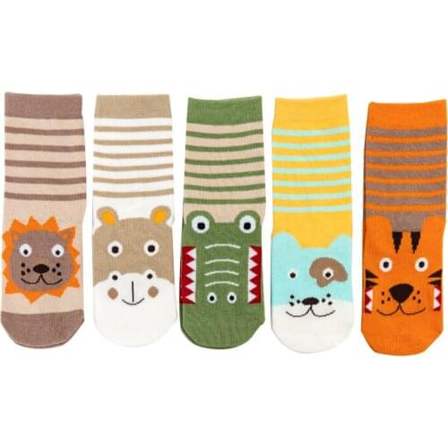 Four Seasons Animals Pattern Middle Tube Cotton Socks Cute Colourful Funny Long Socks Female