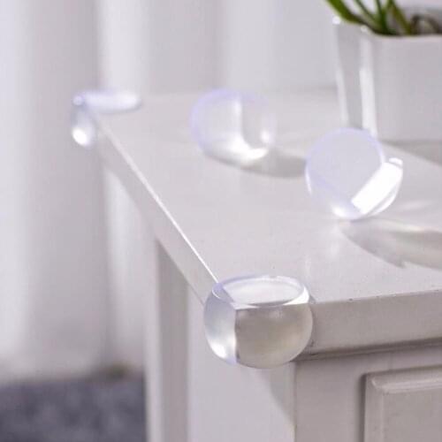 10cs Child Baby Safety Silicone Protector Table Corner Edge Protection Cover Children Anticollision Edge Guards Protection Cover