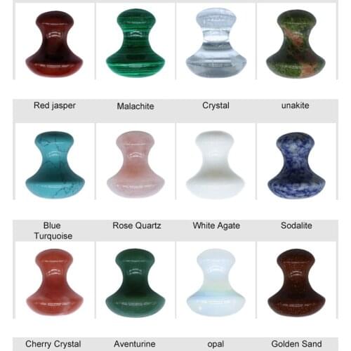 12pcs/Set High Quality Mushroom massager Natural Charms Crystal Jewelry For Woman As A Gift Meditation Healing Pendulum Amulet