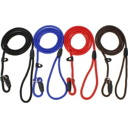 18PCS / LOT Nylon Dog Leash Pet Traction Rope Pull Resistant Pet Leash P Chain Pet Supplies