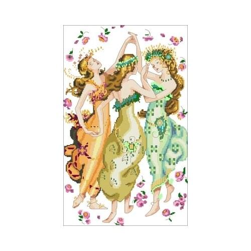 25-MD-101 Counted Cross Stitch 11CT 14CT 18CT DIY Cross Stitch Kits Embroidery Needlework Sets