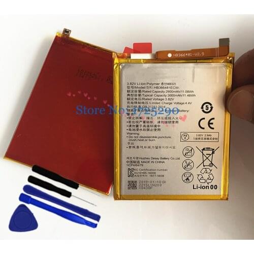 HB366481ECW 3000mAh Battery For Huawei Y7 2018 / Y7 PRO 2018 / Y7 Prime 2018 LDN-LX3 LX1 LX2 LDN-L01 LDN L21 L22 L23
