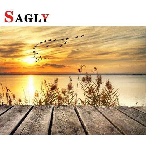 5D DIY Full Square/Round Diamond Painting Landscape Road Sea View Embroidery Painting Mosaic Cross Stitch Home Decoration Gift