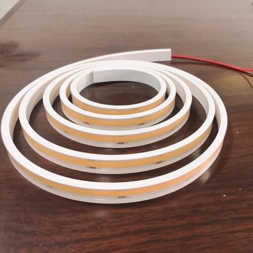 Free Shipping 528 LEDs High Density Flexible FOB Led Light Bar DC 12V 24V RA90Soft COB Strip Lighting 3 Years Warranty