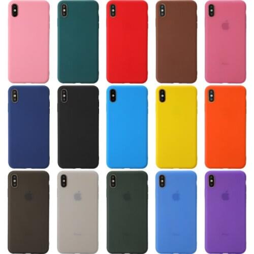 Good Price Matte TPU Frosted Soft Silicone Candy Color Back Cover For iPhone 7 Case Silicon Phone Cases for iPhone 11 12 Pro Max