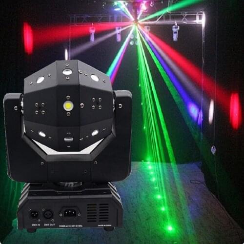 Dj laser light disco party lighting beam laser strobe 3in1 moving heads laser ktv bar laser scanner red green lasers