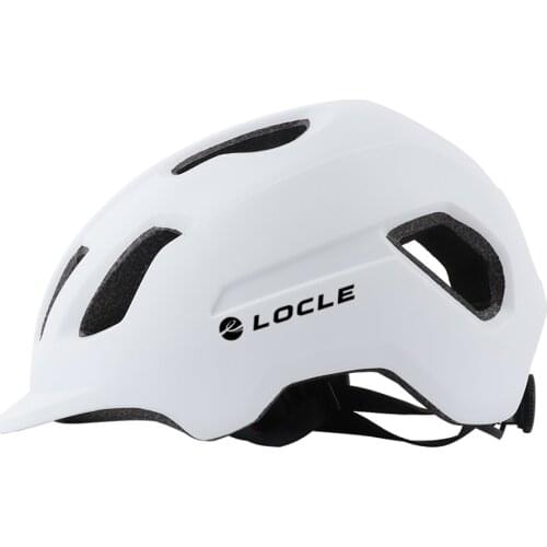 LOCLE Cycling Helmet City Bicycle Helmet Ultralight MTB Road Mountain Bike Helmet IN-MOLD Riding Cap Casco Ciclismo Size 57-62cm