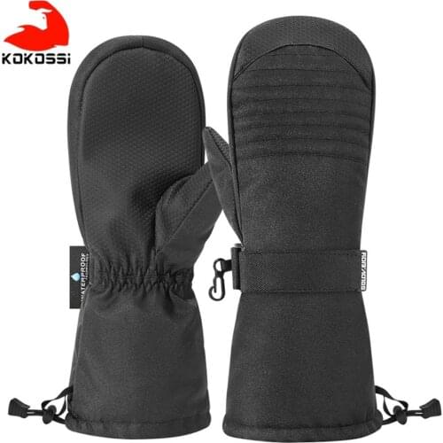 KoKossi Unisex Ski Gloves Winter Sports Warmth Cycling Gloves Waterproof Windproof Protector Equipment For Skiing Running