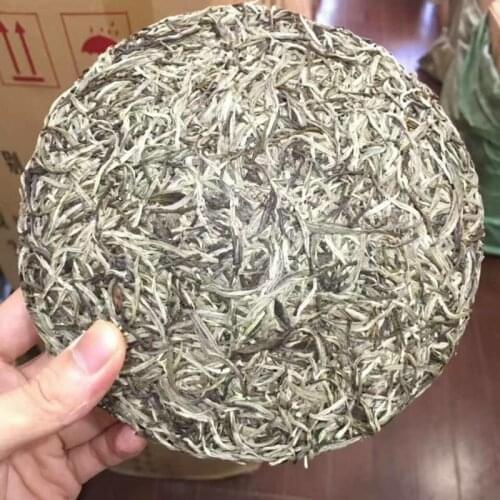 300g Chinese Fujian Old Fuding White Cake Natural Organic White Silver Needle Bai Hao Yin Zhen Fuding White