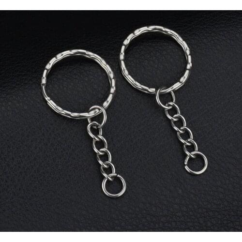 Nextvance Stainless Steel Key Chain Ring for DIY Adornment Accessories for Car-Key Home-key