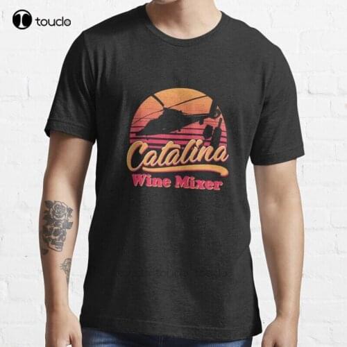 New Catalina Wine Mixer T-Shirt Cotton Men Tee Shirt