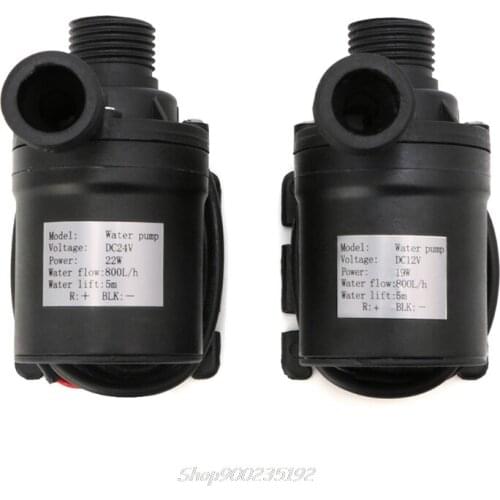 2PCS 800L/H 5M Submersibles Water Pumps Solar Brushless Motor Wate Pump Circulation Pump(DC12V and DC24V)