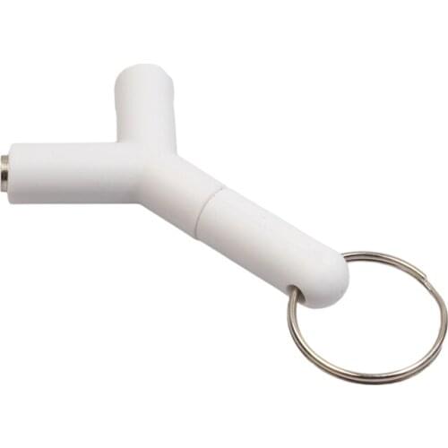 Retail Earphone Splitter Y Type Audio Couple Two In One Headset Listen Together Double(white)