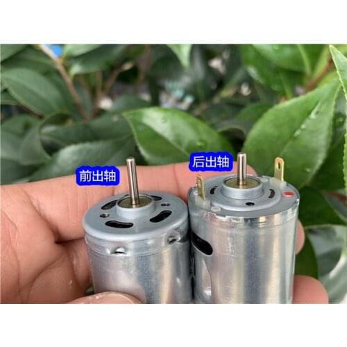 RS-365SH-2080 Original DC Micro Motor 6-20V Dual Shaft Carbon Brush Hair Dryer Hot Air Gun Motor mini Motor