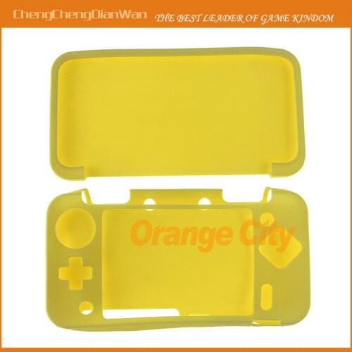 Silicone Rubber Cover Case Protector For Nintendo Console NEW 2DS XL NEW 2DS LL 2DSXL/LL Soft Housing Shell Console 5pcs/lot