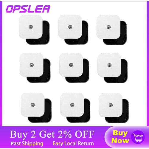 Square Self Adhesive Electrode Pads Replacement for TENS Digital Therapy Machine Electric Slimming Body Massager 4*4/5*5 cm