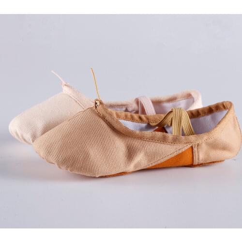 Ballet Dancers Canvas Ballet Dance Shoes Women Sneakers Girls Slip on Soft Split Sole Ballet Training Gym Yoga Fitness Indoor