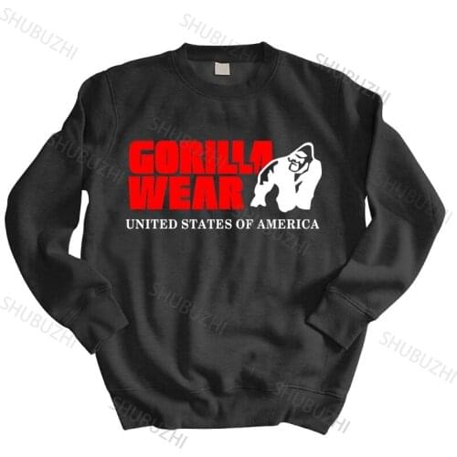 Cotton sweatshirt male hoody Mens Casual Gorilla Wear Muscle USA hoodies Top Blouse mens shubuzhi hoodies