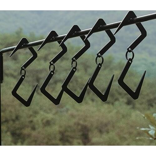 Outdoor Camping Hook S Type Kitchenware Finishing Hanging Hook Kitchen Pot Pan Hanger Clothes Storage Rack Tool Kitchen Tool