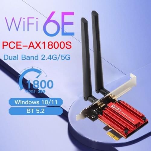 3000Mbps WiFi6 Dual Band 2.4G/5GHz Intel AX200 Bluetooth-compatible 5.1 PCI-E Wireless Adapter WiFi Card 802.11AC For Desktop PC