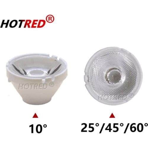 1pcs CREE XML LED XML2 LED XHP50 LED 5050 Lens 21mm white holder 10/25/45/60 degree LED LENS/Reflector Collimator