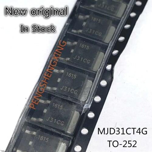 10PCS/LOT MJD31CT4G MJD31C J31CG TO-252 New original spot hot sale