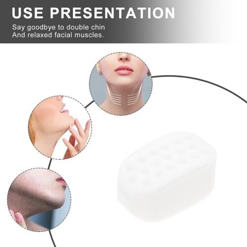 10PCS Useful Jaw Exerciser Food-grade Silicone Jawline Exerciser Jawline Training Face Toning Jawrsize Jaw Exerciser Muscle Rele