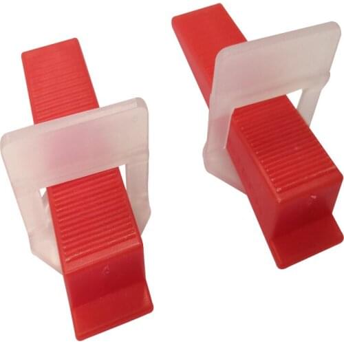 2mm Tile Spacer 250pcs clips + 50pcs red wedges Tile Leveling System Tile Tools