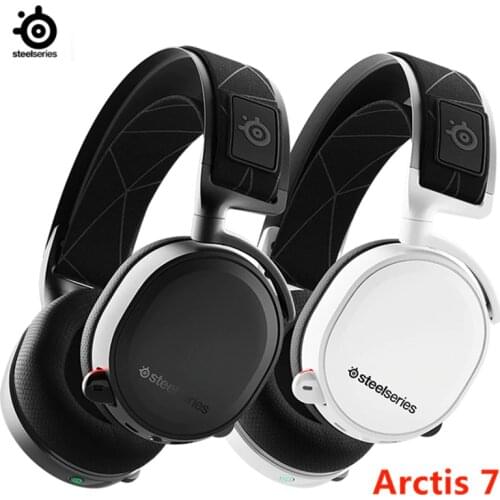 2019 Edition SteelSeries Arctis 7 Gaming Headset High DTSXv2.0 7.1 Wireless game headset Headphone wear belt wheat
