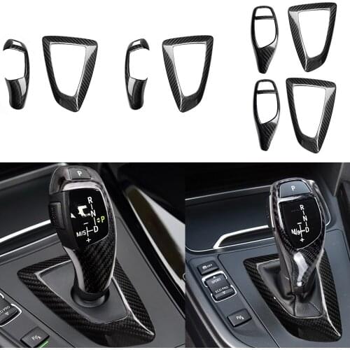Gear Shift Knob Cover Trim Fit forBMW 1 2 3 4 series F20 F21 F22 F23 F30 F32 F33 F34 F35 F36 F06 F25 F26 F15 F16 I8 Accessories