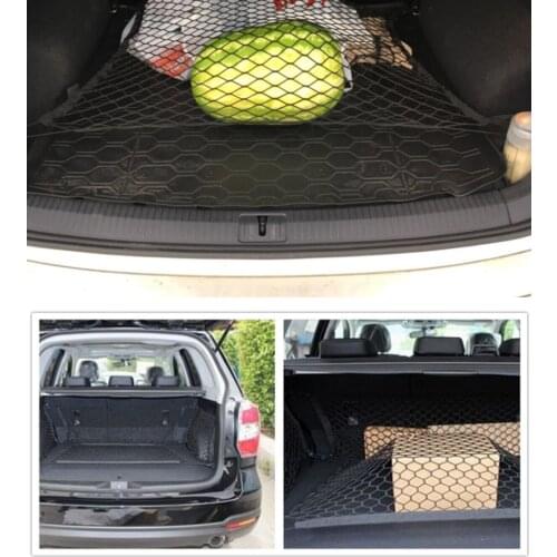 Car styling Car Mesh Cargo Net Holder Trunk Auto Elastic Storage 4 Hook For Skoda Octavia A5 A7 Fabia superb YETI