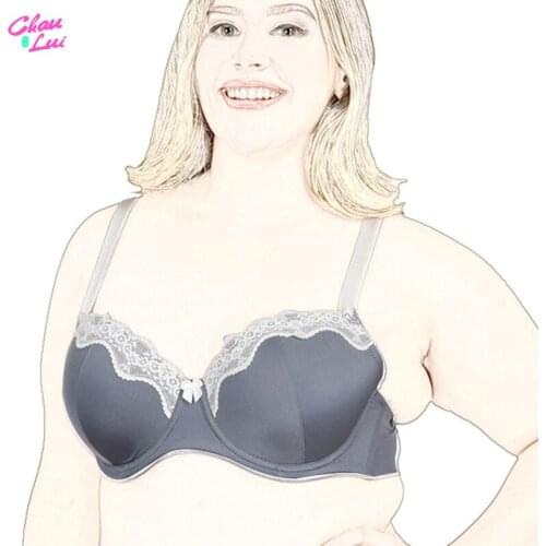 Chau Lui Ultra Thin Unlined Bra Sexy Underwear Women Summer Comfort Lingerie Underwired Bralette Plus Size Bra