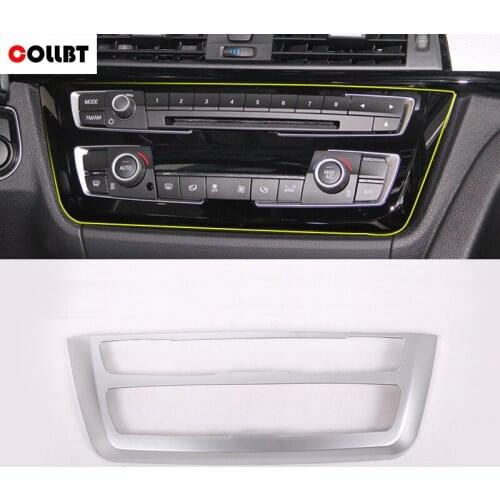 COLLBT Car-styling ABS Matte Chrome Center Console Panel Cover Trim For BMW 3 4 Series F30 F34 GT 316i 320li 2013-2017