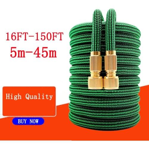 Expandable Watering Hose For Garden Magic Flexible Cleaning Hose High Pressure Car Washer Plastic Pipe water Gun For Irrigation