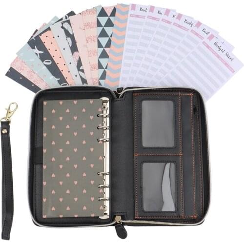 Organizer Wallet,with Envelopes & Budget Sheets,Compact Budget Planner Organizer,Envelope System Wallet