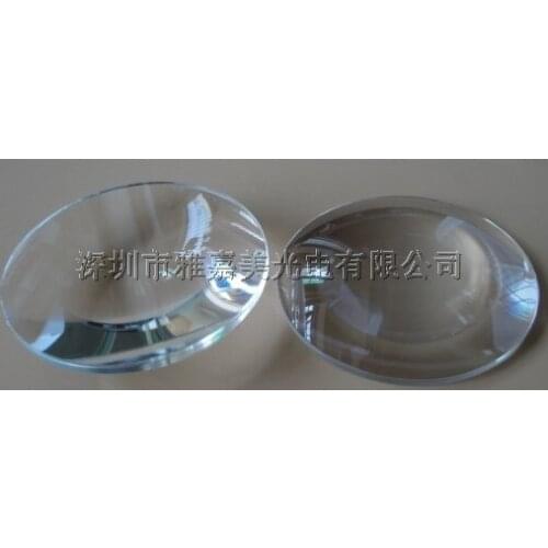 Power LED lens diameter 48.5mm Plastic Plano Convex lens,led optical lens,Led reflector lens