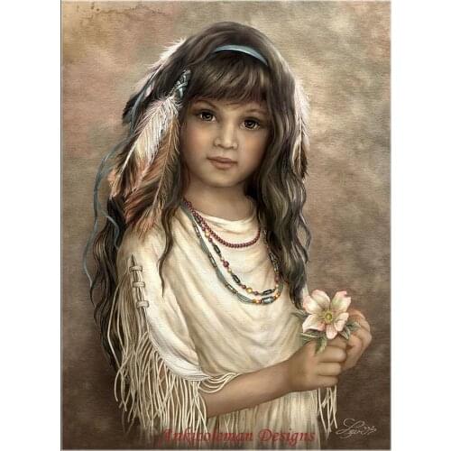 Needlework for embroidery DIY French DMC High Quality - Counted Cross Stitch Kits 14 ct Oil painting - Cherokee Rose