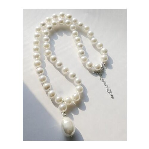 New Arrival Favorite Pearl Jewelry 8mm White Sea Shell Pearl 12mm Pendant Women Jewelry Gift South Sea Shell Pearl Handmade Gift