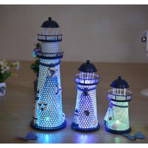 New Colorful Light Up Toy Marine Lighthouse Kids toys Gift Beautiful Home Party Decoration