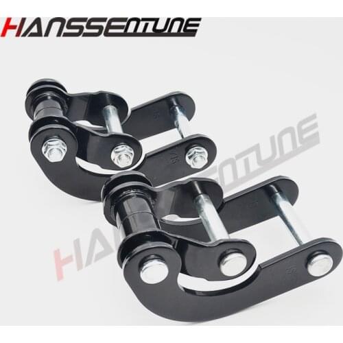 HANSSENTUNE 4x4 Suspension Spring Pickup Rear Comfort Double G-Shackle for Toyota LC70/75 series