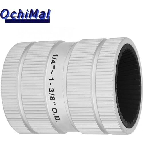 Pipe Deburring Reamer Professional Inner-Outer Reamer Stainless Steel Pipe Deburring Tool Chamfer Tool 1/4in-1 3/8in 5/16in-2