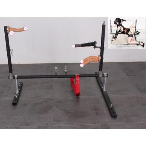 Adult Games Sex Tools For Couples Carbon Steel Slave Sex Bdsm Bondage Restraint K9 Training Shelf Adjustable Fetish SexToys