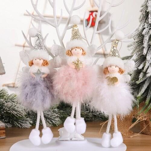 Christmas Angel Doll Toy Christmas Decorations for Home Christmas Tree Decorations Xmas Kids New Year Gifts Table Decoration