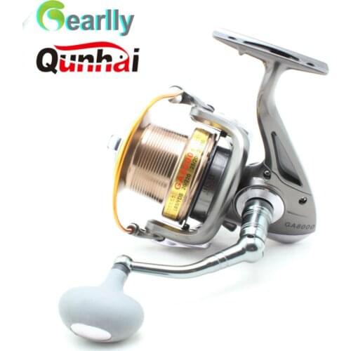 Gearlly Qunhai Super Quality Big Game Sea Fishing Reel Metal Saltwater GA8000-11000 11+1BB 4.6:1 Fish Wheel