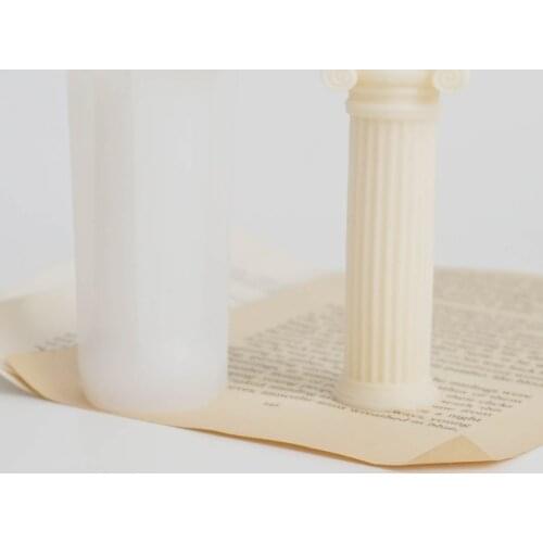 Roman Column Silicone Candle Mold DIY Scented Candle Silicone Mold Modern Simple Art Sculpture Model Wax Mold Crafts Gifts